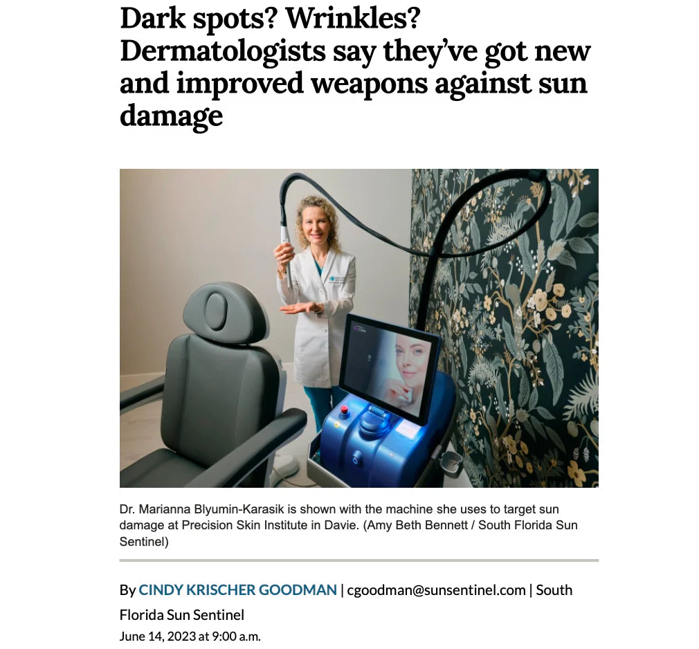 Sun Sentinel Features Stamina Cosmetics Products as New and Improved Weapons against Sun Damage